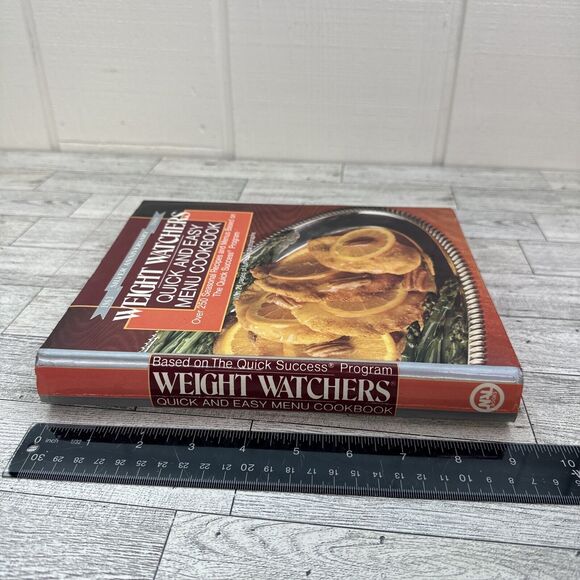1987 Weight Watchers Quick Easy Menu Cookbook Recipes Cook Book‎ Cooking Vintage - Picture 2 of 16